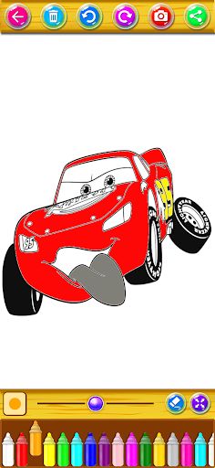 Car Coloring Books Racing - Screenshot 1