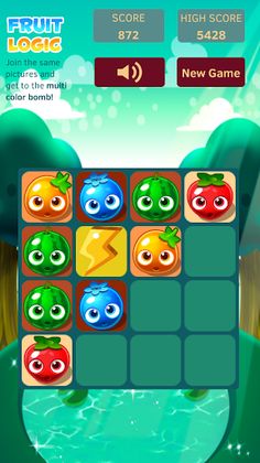 Fruit Logic 2048 - Screenshot 1
