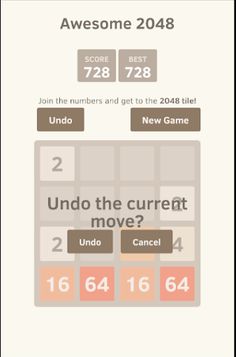 Awesome 2048 - Screenshot 2