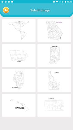 coloring map of united states - Screenshot 4