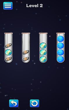 Planet Sort Puzzle Color Game - Screenshot 2