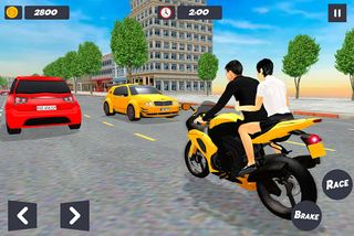Bike Taxi Game: Driving Games - Screenshot 1