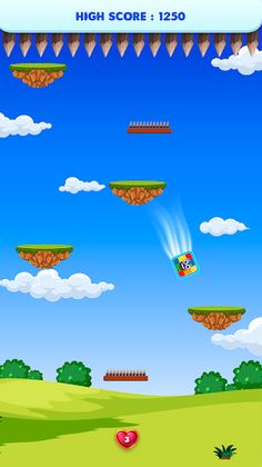 Bird Down Jump - Screenshot 2