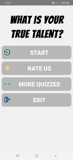 What Is Your True Talent? - Screenshot 1