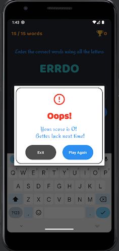 unscramblewords - Screenshot 3