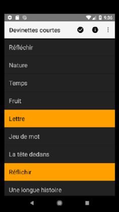Devinettes courtes - Screenshot 1