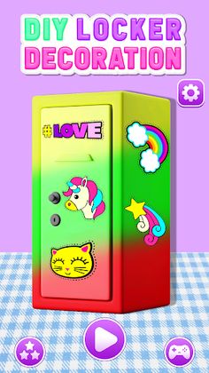 DIY Locker Decoration:Art Game - Screenshot 1