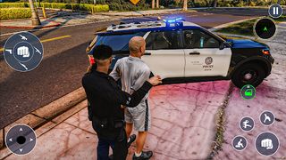 US Police Car Sim Cop Games - Screenshot 1