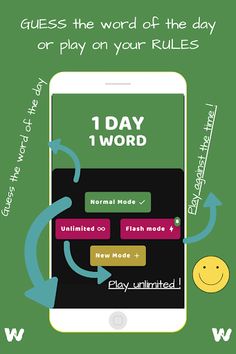 5 Letter Word Game : 1Day1Word - Screenshot 1