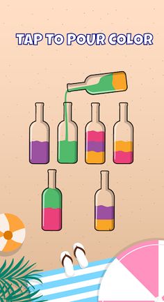 Water Color Sort Puzzle Game - Screenshot 4