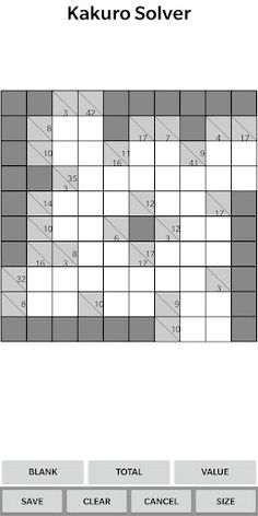 Kakuro Solver - Screenshot 3