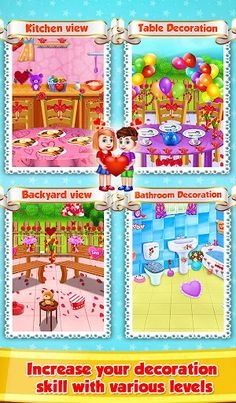 Valentine Room Decoration Game - Screenshot 4