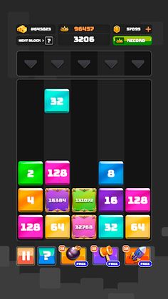 Drop & Merge Block 2048 - Screenshot 2