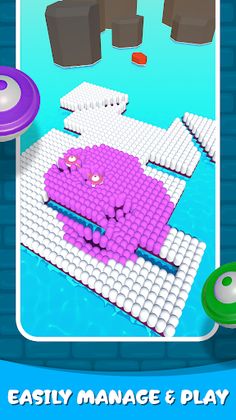 Paint Colors Roller 3D - Screenshot 4