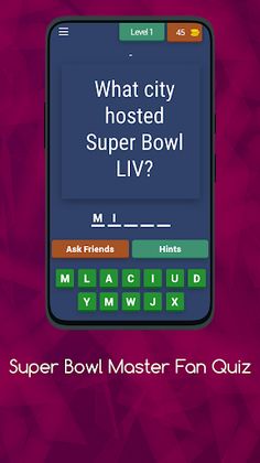 SUPER BOWL MASTER FAN QUIZ - Screenshot 1