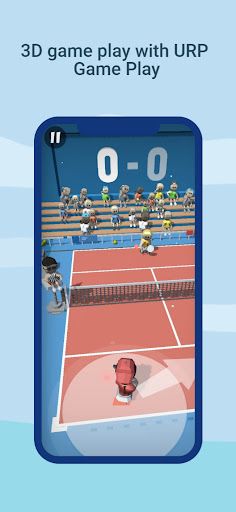 Power Out Tennis - Screenshot 2
