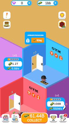 Idle Gym Building - Screenshot 1