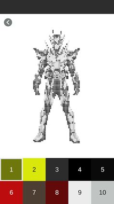 Kamen Rider Pixel Number - Screenshot 2