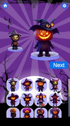 Halloween Pumpkin Monsters - Screenshot 3