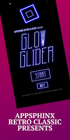 Glow Glider - Screenshot 1