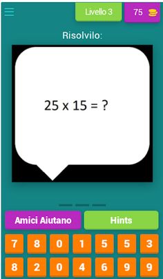Quiz di matematica italiana - Screenshot 4