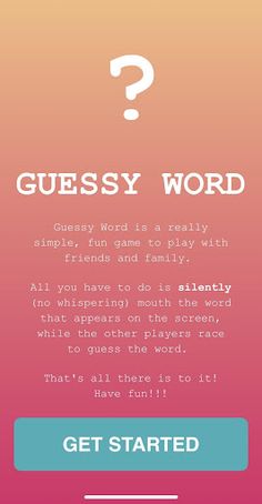Guessy Word - Screenshot 1