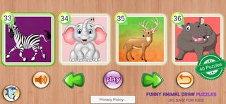 Funny Animal Draw Puzzles - Screenshot 3