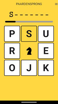 Paardensprong Woord Puzzel - Screenshot 1