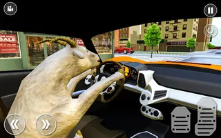 Crazy Goat Car Driving Sim - Screenshot 1