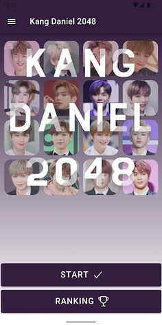 Kang Daniel 2048 Game - Screenshot 1