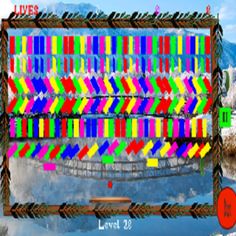 Ball shot into bricks - Screenshot 3