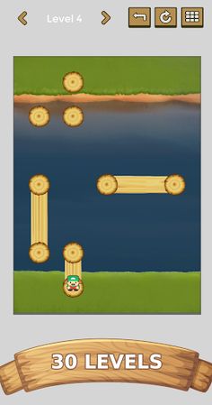 River & Planks - Puzzle Game - Screenshot 4