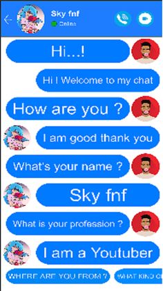 Sky fnf video call - Screenshot 2