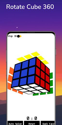 Rubik's Cube Solver - 3D Cube - Screenshot 2