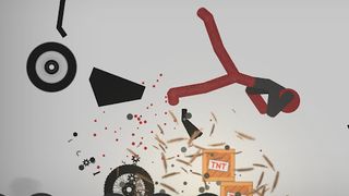 Stickman Dismounting Flying - Screenshot 1