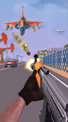 Shooting Escape Road - Gun Gam - Screenshot 1