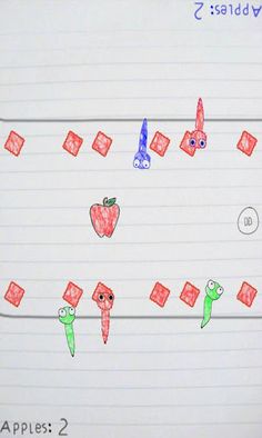 Scribble Worm - Screenshot 2