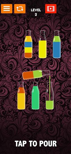 Water Bottle Liquid Puzzle - C - Screenshot 1