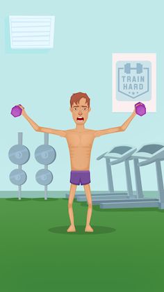 Muscle Man Clicker-Gym Workout - Screenshot 3