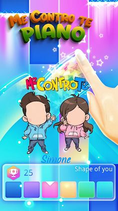Me Contro Te Music Piano Tiles - Screenshot 1
