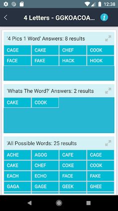 WordGen: 4 Pics 1 Word Answers - Screenshot 2