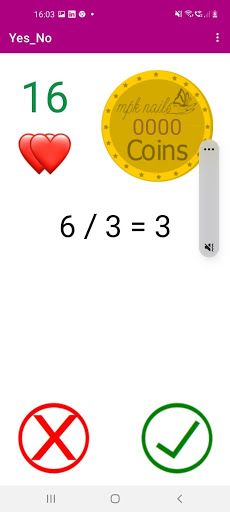 Yes-No Spielerisches Mathe Geh - Screenshot 1