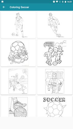 Football Players : Coloring - Screenshot 2