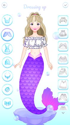 Mermaid Princess Dress Up - Screenshot 4
