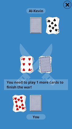 CardGames War - Screenshot 2
