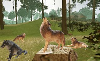 Wolf Life Wild Animals Game 3D - Screenshot 2