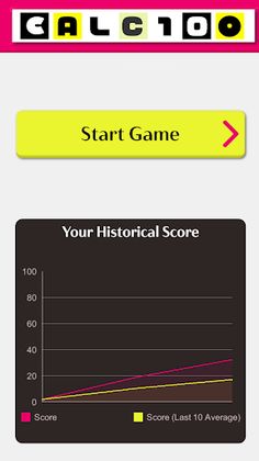 Memory Math Game 100 - Screenshot 1