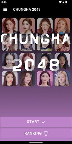 CHUNGHA 2048 Game - Screenshot 2
