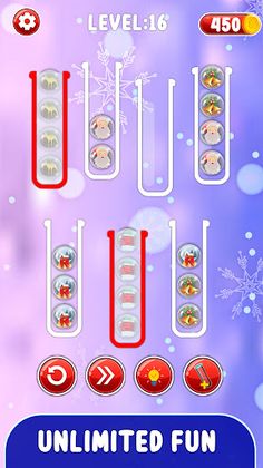 Christmas Sort Puzzle Game - Screenshot 2
