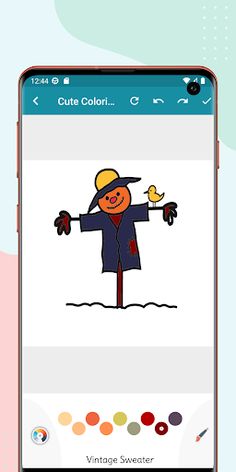 Cute Coloring fun app - Screenshot 2